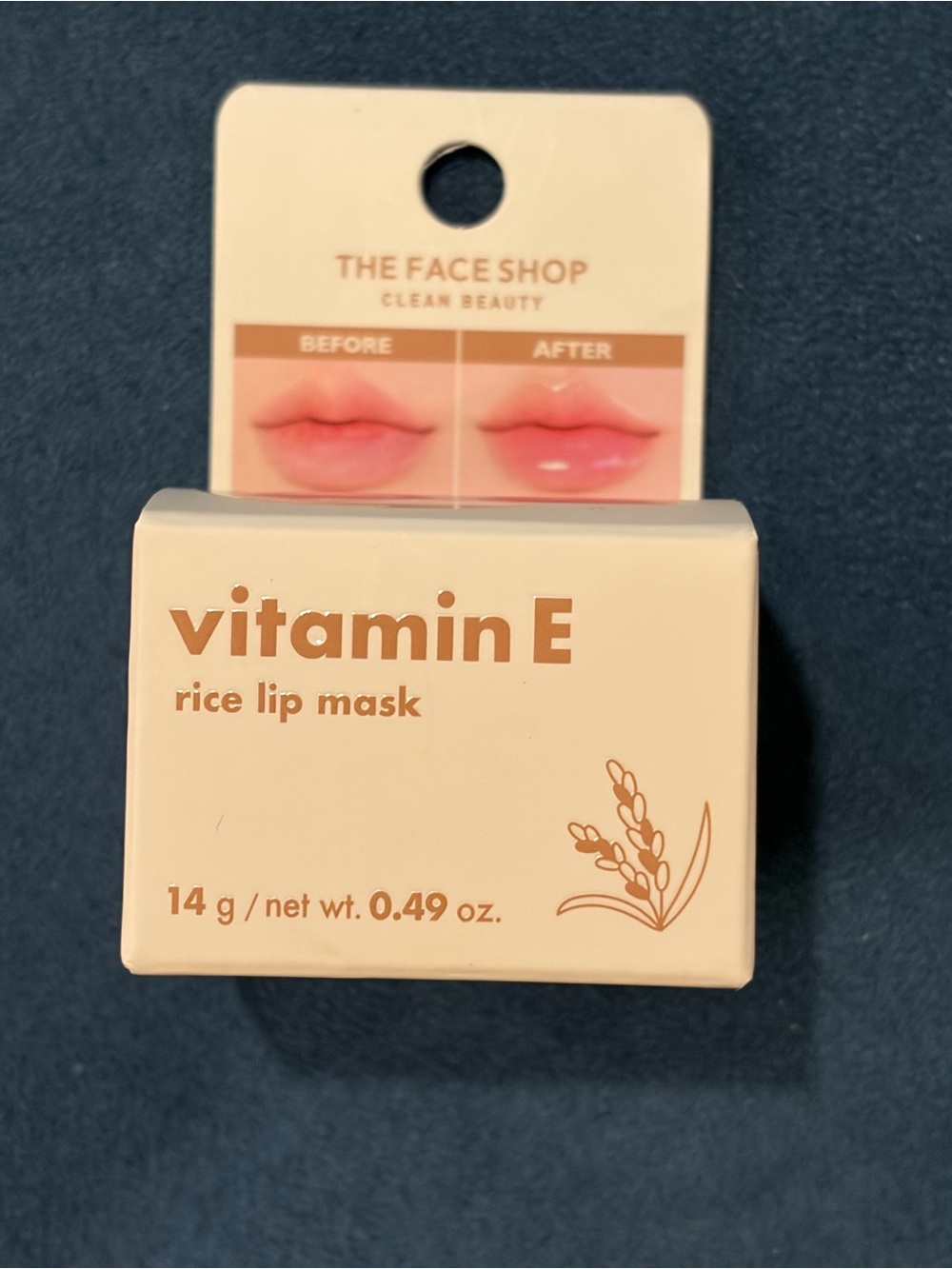 The Face Shop Vitamin E Lip Mask - Rice
